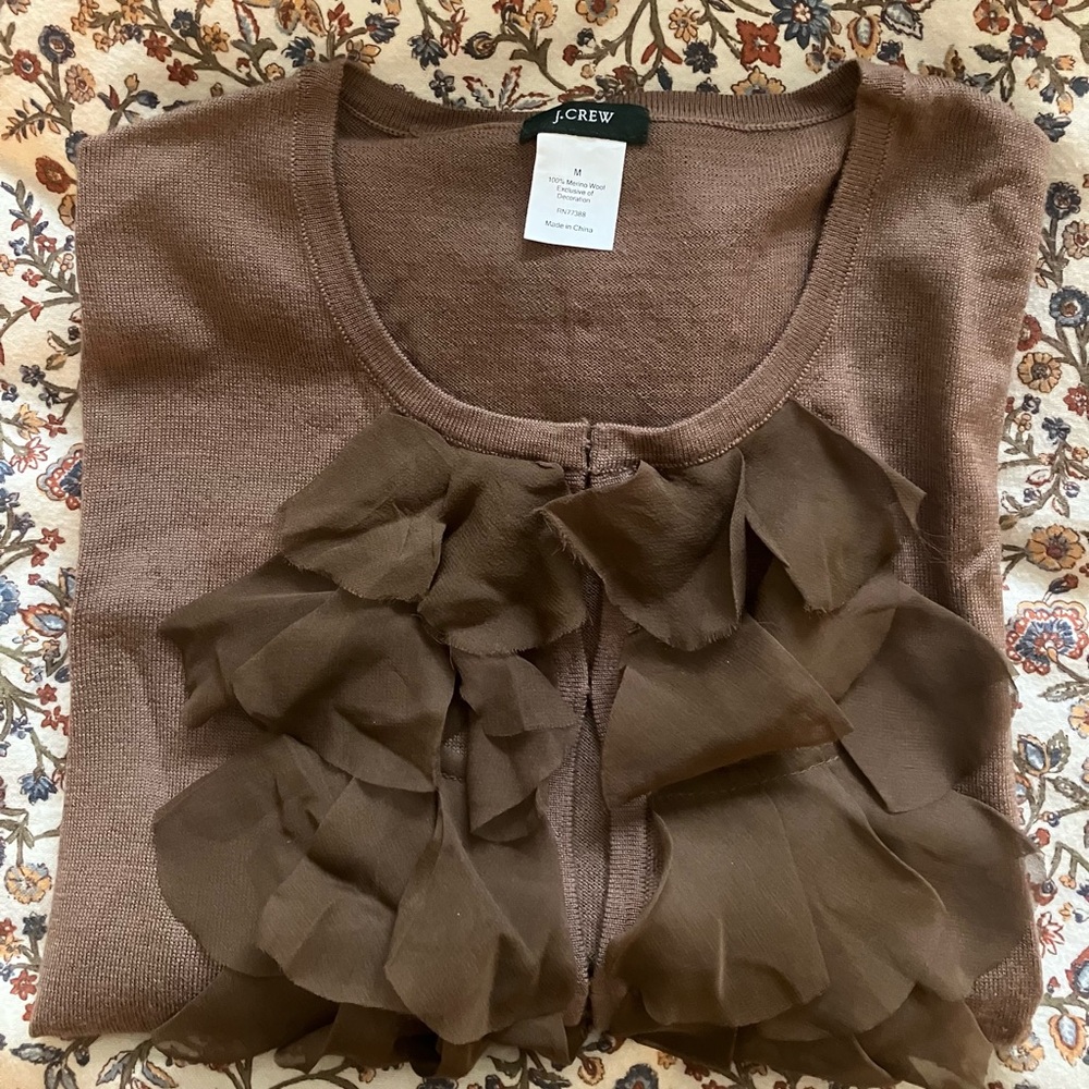 Vintage J.Crew Ruffled Cardigans